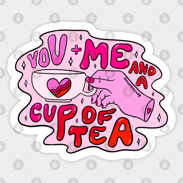 You + Me Sticker by Doodle by Meg